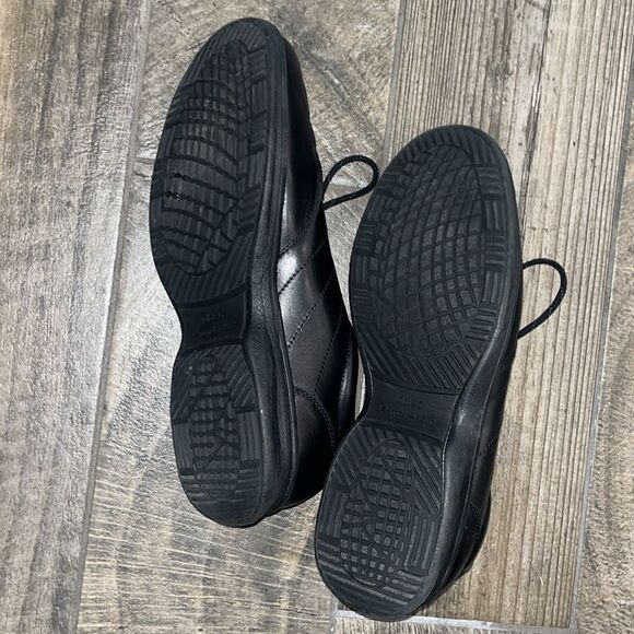 Abeo Smartsystem 3990, black leather comfortable lace up oxfords. - Picture 5 of 6